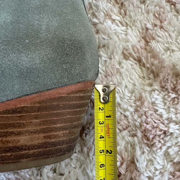 Free People Blue Sway Low Slouch Boots | Light Blue Suede | Women’s Size 39, EU - Picture 9 of 9